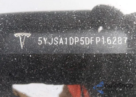 2013 Tesla Model S Performance z USA, uszkodzony, nr VIN 5YJSA1DP5DFP16287